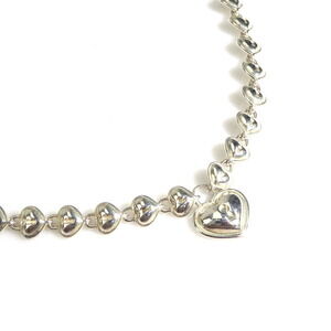 Tiffany Co Heart Lock Necklace Sterling Silver